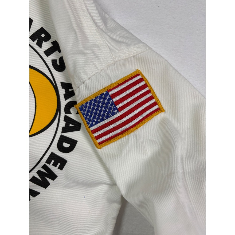 Tiger Claw Kids White Taekwondo Martial Arts Dobok Top Korea USA Patch Size 0000 - Picture 6 of 7